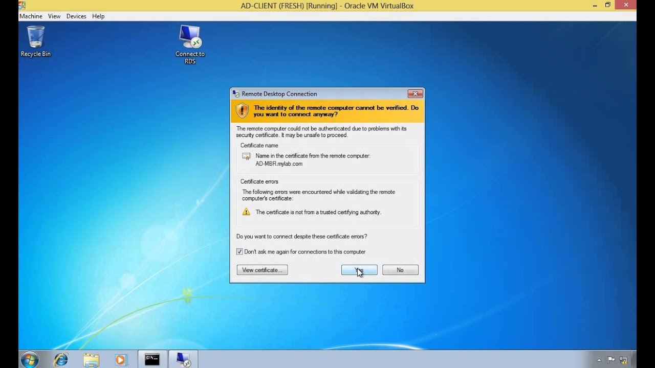 systemprofile desktop unavailable server 2012